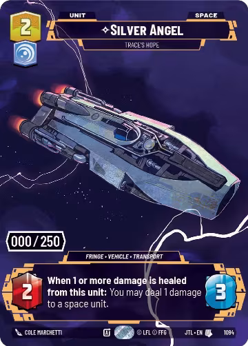 Silver Angel - Trace's Hope (Serialized) (1094), Jump to Lightspeed — Star Wars card price