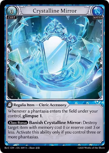 Crystalline Mirror (009), Diao Chan Re: Collection, Idyll Corsage — Grand Archive card price