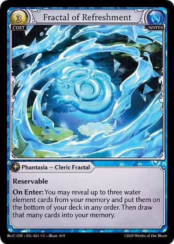 Fractal of Refreshment (021) — card price