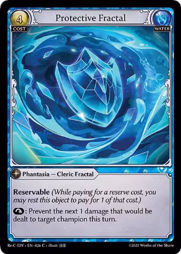 Protective Fractal (026), Diao Chan Re: Collection, Idyll Corsage — Grand Archive card price