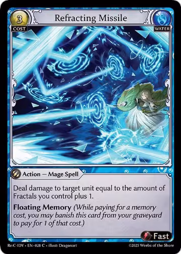 Refracting Missile (028), Diao Chan Re: Collection, Idyll Corsage — Grand Archive card price