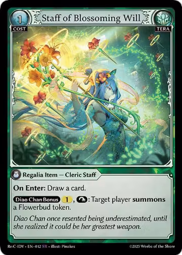Staff of Blossoming Will (012), Diao Chan Re: Collection, Idyll Corsage — Grand Archive card price
