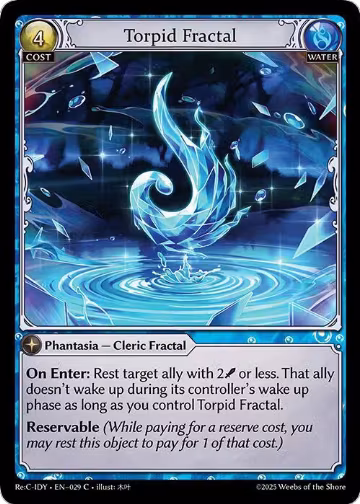 Torpid Fractal (029), Diao Chan Re: Collection, Idyll Corsage — Grand Archive card price