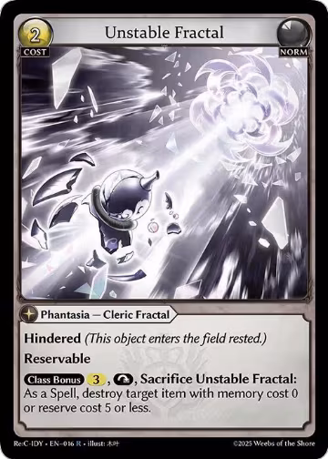 Unstable Fractal (016) — card price