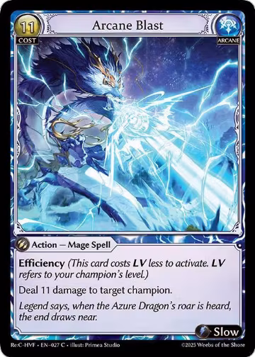 Arcane Blast (027), Guo Jia Re: Collection, Heaven’s Favored — Grand Archive card price