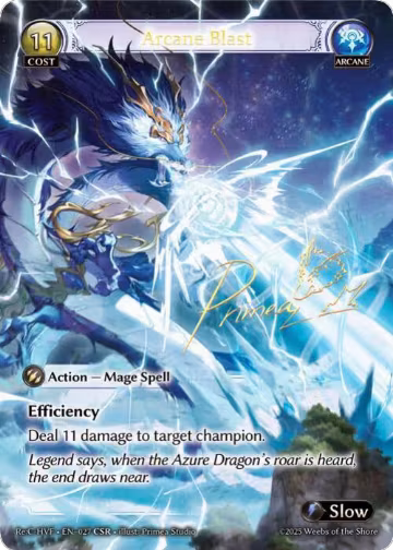 Arcane Blast (CSR) (027), Guo Jia Re: Collection, Heaven’s Favored — Grand Archive card price