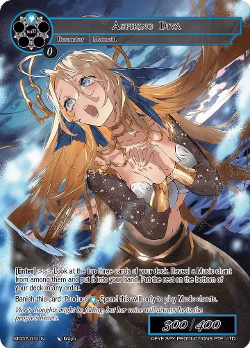 Aspiring Diva (MC07-011 N), Memoria Collection 07 — Force of Will card price