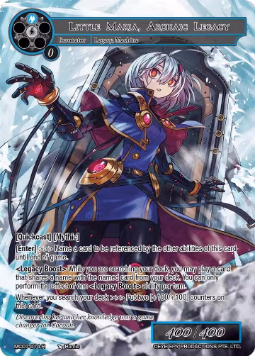 Little Maria, Archaic Legacy (MC07-014 R) — card price