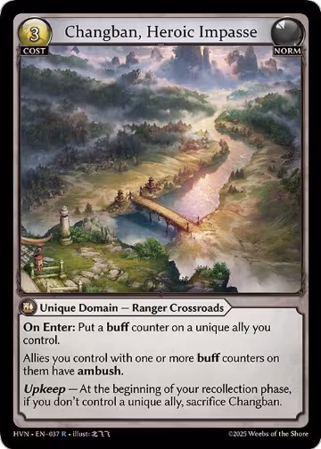 Changban, Heroic Impasse (037), Abyssal Heaven — Grand Archive card price