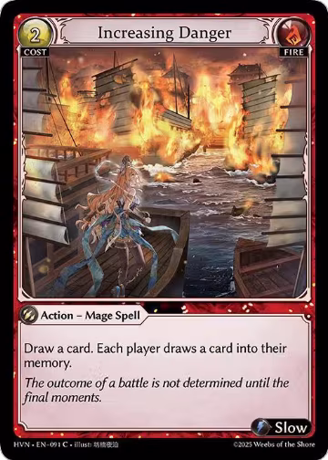 Increasing Danger (091), Abyssal Heaven — Grand Archive card price
