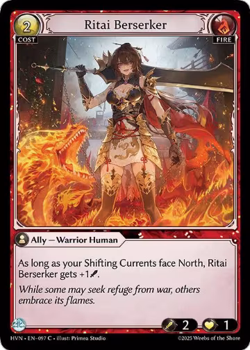 Ritai Berserker (097), Abyssal Heaven — Grand Archive card price