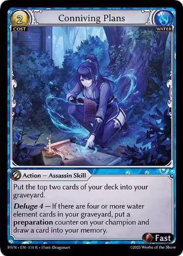 Conniving Plans (114), Abyssal Heaven — Grand Archive card price