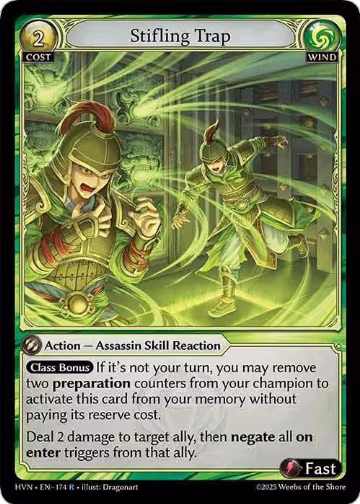 Stifling Trap (174), Abyssal Heaven — Grand Archive card price