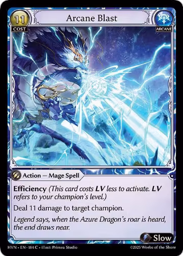 Arcane Blast (184), Abyssal Heaven — Grand Archive card price