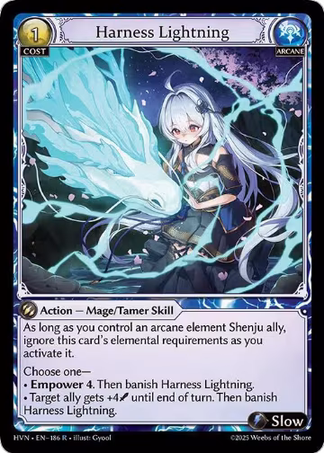 Harness Lightning (186), Abyssal Heaven — Grand Archive card price
