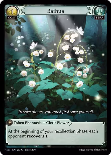 Baihua (203), Abyssal Heaven — Grand Archive card price