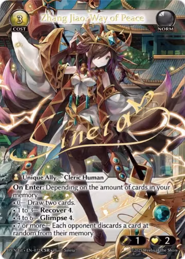 Zhang Jiao, Way of Peace (CSR) (072) — card price