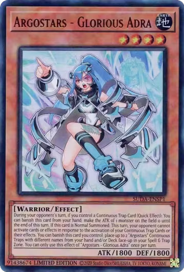 Argostars - Glorious Adra (SUDA-ENSP1) (SUDA-ENSP1), Supreme Darkness — Yu-Gi-Oh! card price