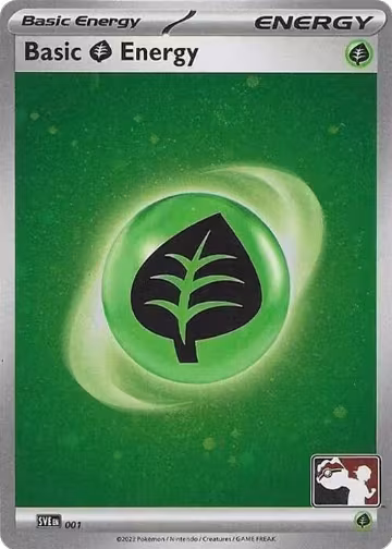 Basic Grass Energy - 001 (Cosmos Holo) (001), Prize Pack Series Cards — Pokémon card price