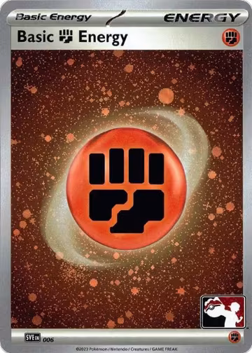 Basic Fighting Energy - 006 (Cosmos Holo) (006), Prize Pack Series Cards — Pokémon card price