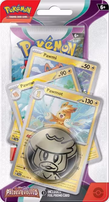 Paldea Evolved Premium Checklane Blister [Pawmot], Paldea Evolved — Pokémon sealed product price