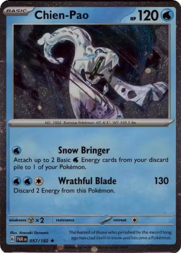 Chien-Pao - 057/182 (Cosmos Holo) (057/182), Miscellaneous Cards & Products — Pokémon card price