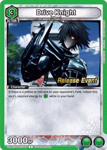 Drive Knight (UEPR/OPM-1-045), One Punch Man Release Event Cards — Union Arena card price