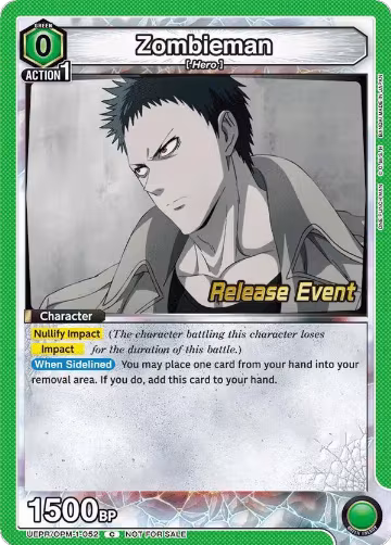Zombieman (UEPR/OPM-1-052), One Punch Man Release Event Cards — Union Arena card price