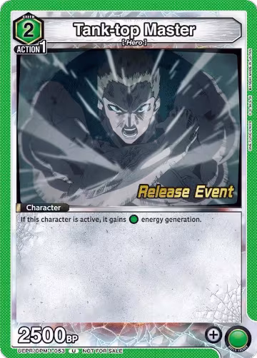 Tank-top Master (UEPR/OPM-1-053), One Punch Man Release Event Cards — Union Arena card price
