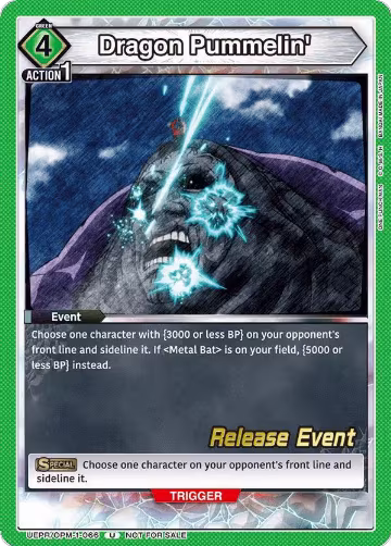 Dragon Pummelin' (UEPR/OPM-1-066), One Punch Man Release Event Cards — Union Arena card price