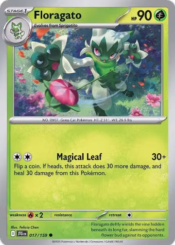 Floragato (017/159), Journey Together — Pokémon card price