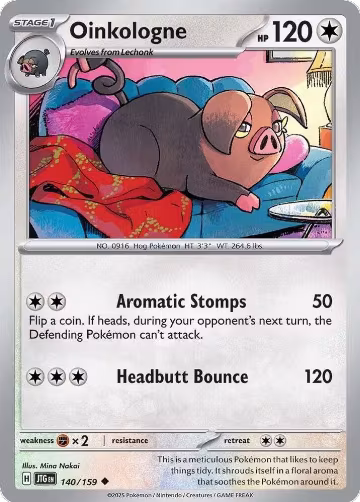 Oinkologne (140/159), Journey Together — Pokémon card price