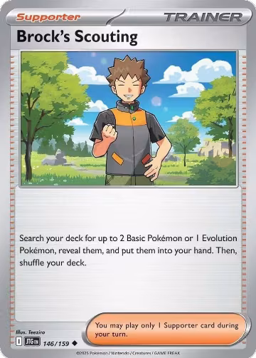 Brock's Scouting - 146/159 (146/159), Journey Together — Pokémon card price