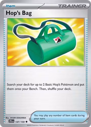 Hop's Bag (147/159), Journey Together — Pokémon card price
