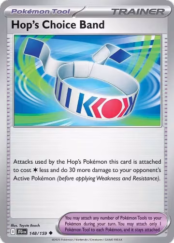 Hop's Choice Band (148/159), Journey Together — Pokémon card price
