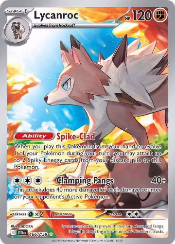 Lycanroc - 166/159 (166/159), Journey Together — Pokémon card price