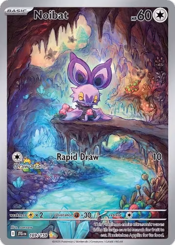 Noibat - 169/159 (169/159), Journey Together — Pokémon card price