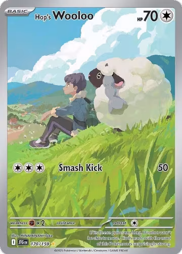 Hop's Wooloo - 170/159 (170/159), Journey Together — Pokémon card price