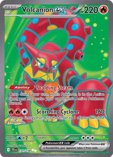 Volcanion ex - 171/159 (171/159), Journey Together — Pokémon card price