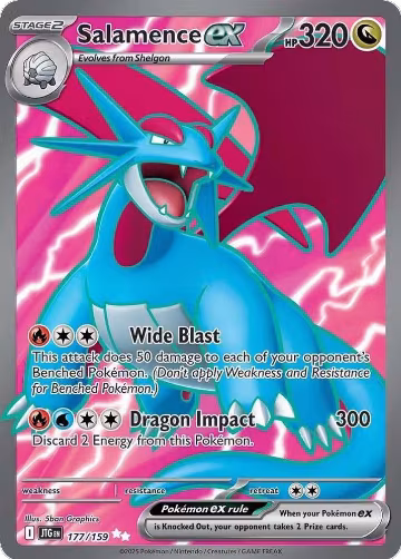 Salamence ex - 177/159 (177/159), Journey Together — Pokémon card price