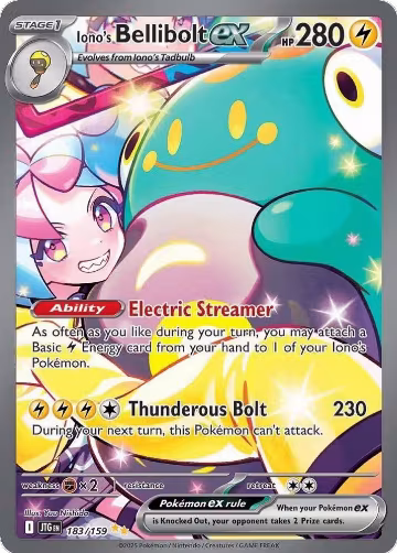 Iono's Bellibolt ex - 183/159 (183/159) — card price