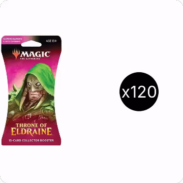 Throne of Eldraine - Collector Booster Hanger Pack Case, Throne of Eldraine — Magic sealed product price