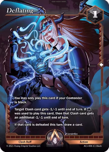 Deflating (AC5-006), Equilibrium — Alpha Clash card price