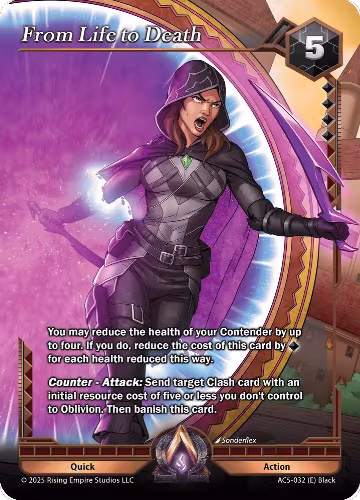 From Life to Death (AC5-032), Equilibrium — Alpha Clash card price