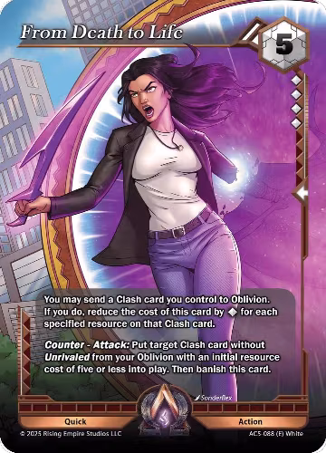 From Death to Life (AC5-088), Equilibrium — Alpha Clash card price