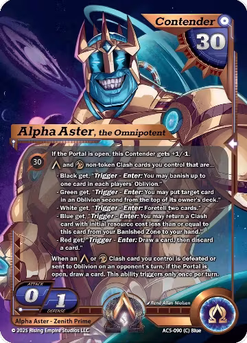 Alpha Aster, the Omnipotent (AC5-090), Equilibrium — Alpha Clash card price