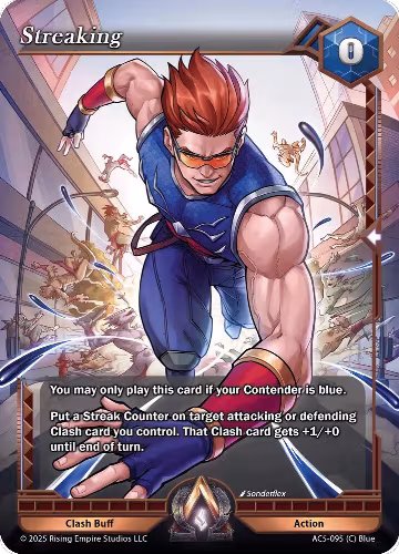 Streaking (AC5-095), Equilibrium — Alpha Clash card price