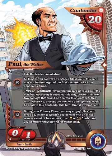 Paul, the Waiter (AC5-119), Equilibrium — Alpha Clash card price