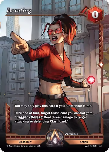 Berating (AC5-123), Equilibrium — Alpha Clash card price