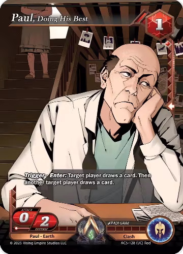 Paul, Doing His Best (AC5-128), Equilibrium — Alpha Clash card price